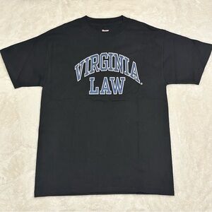 Virginia Law UVA black cotton t-shirt Size M Unisex